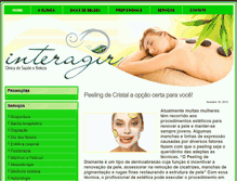 Tablet Screenshot of clinicainteragir.com.br
